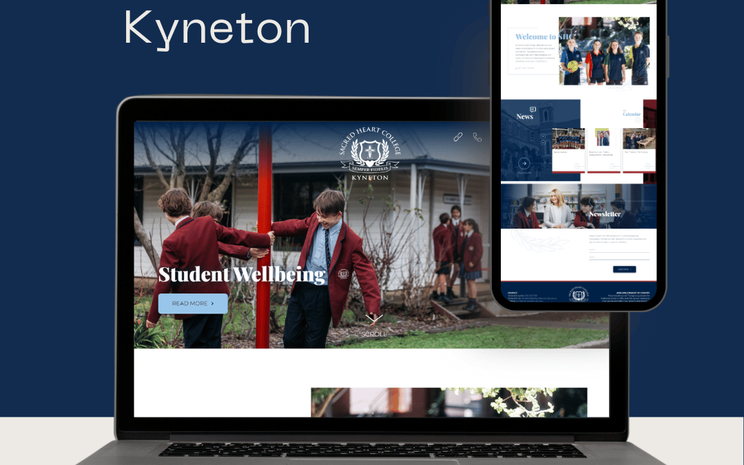 Web Designing project for Sacred Heart College Kyneton | Bixzite